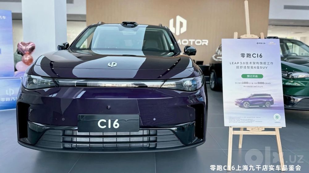 Лобовое автостекло на Leapmotor c16.