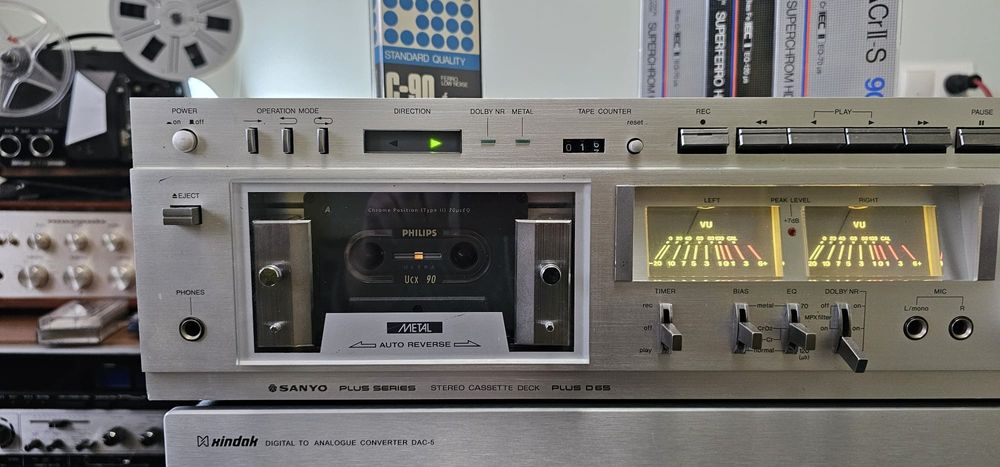 Casetofon Deck Sanyo Plus D 65