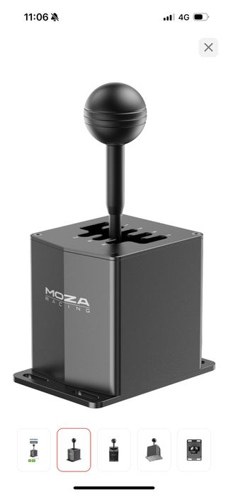 Продам игровой руль moza r3+shifter+moza multifunction