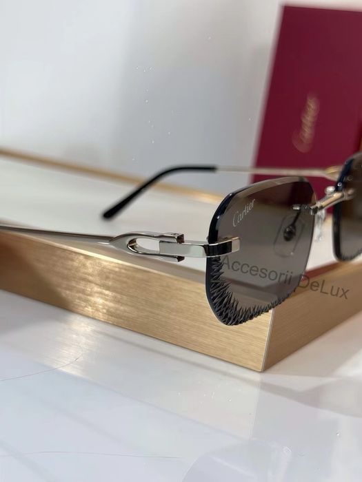 Ochelari de Soare Cartier CT0820S Noi Full Box Photochromic Lens [Verificare Colet] Silver