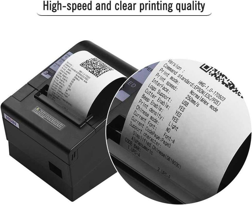 Принтер за етикети Hoin 80mm HOP-E802 термален