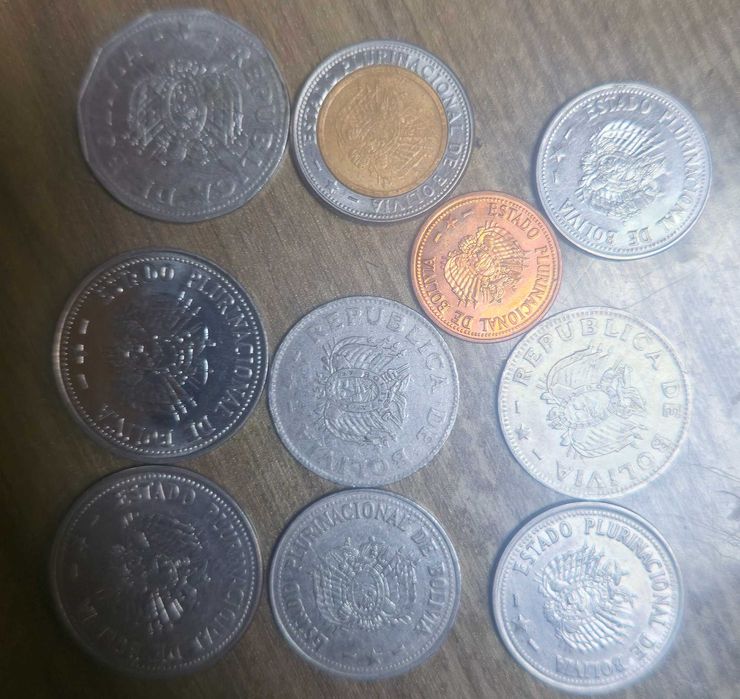 монети Боливия 10бр
