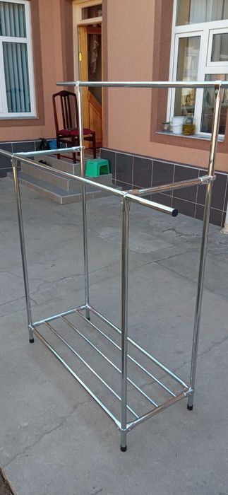 Вешалка гардеробная. 80 кг нагрузка. Вешилка вишилка размерла бор