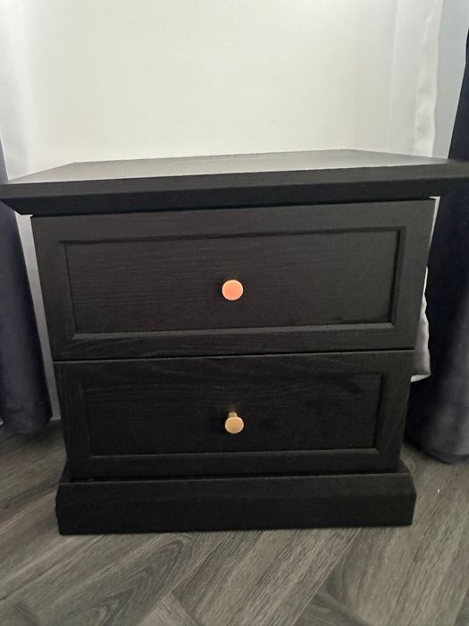 Noptieră doua sertare.