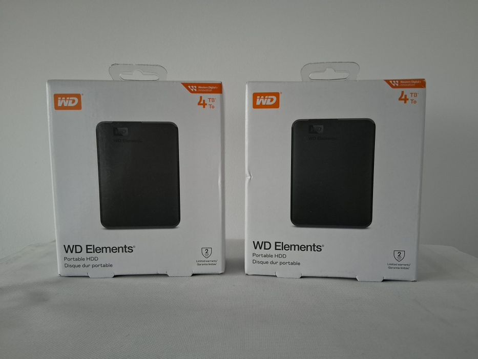 Sigilat hard disk hdd portabil Wd Elements 4TB usb 3.0