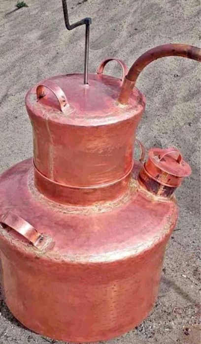 Cazan de tuica nou din cupru alimentar