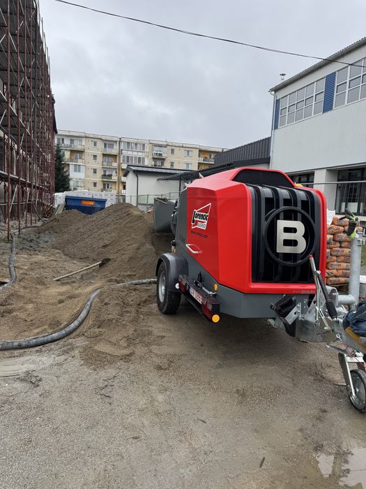 Sape mecanizate / Beton elicopterizat / Tencuiala mecanizata