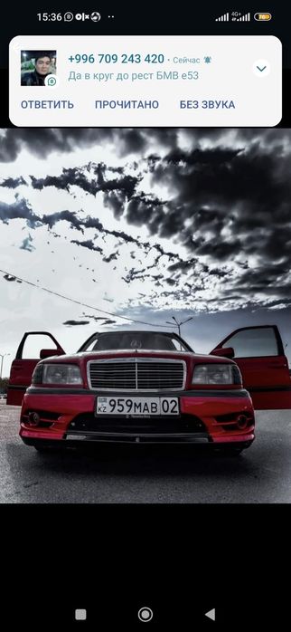 Бампер на мерседес w202 с тюнинг