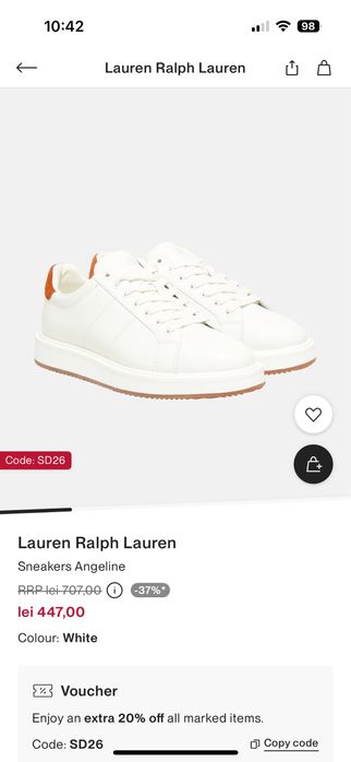 Sneakers Ralph Lauren Femei