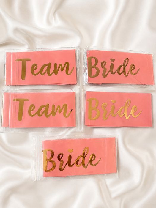 Ленти Team Bride