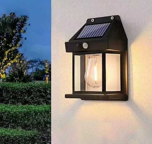 Красива соларна лампа за осветяване на тераса или градина