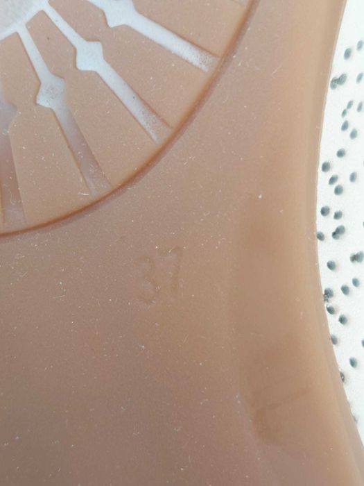 Pantofi oxford din piele, crem