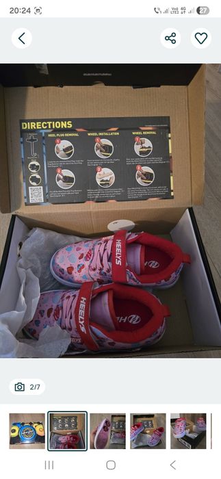 Adidasi cu rotile Heelys