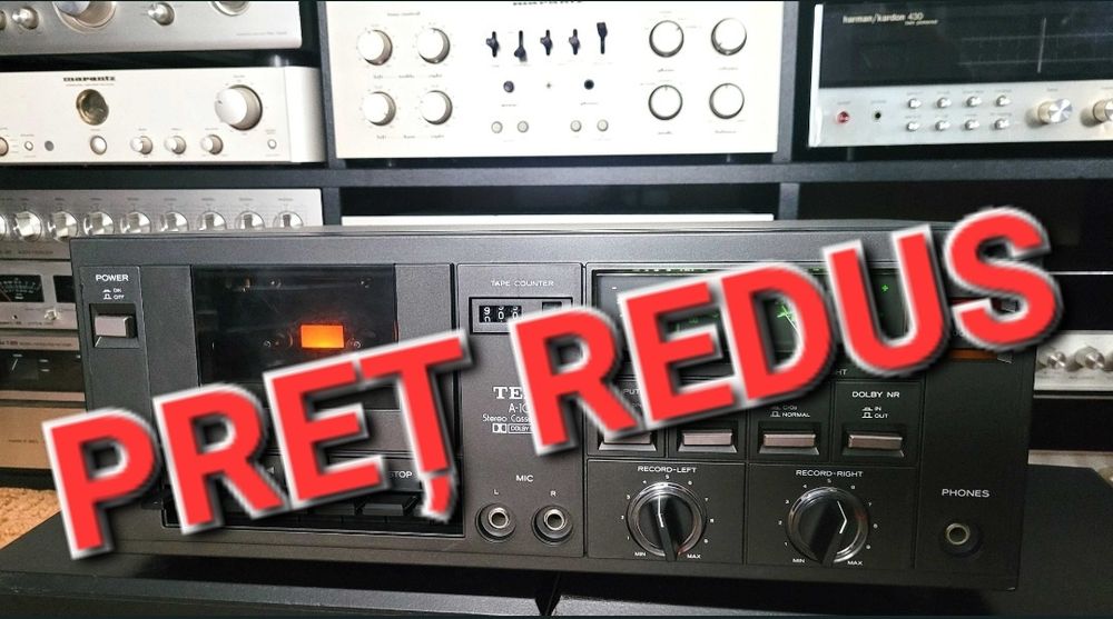 TEAC A-103 deck casetofon vintage cu VU-metre  *1978