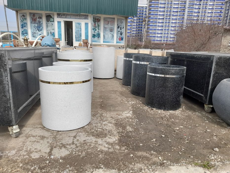 Vazon kashpo biton tuveklar