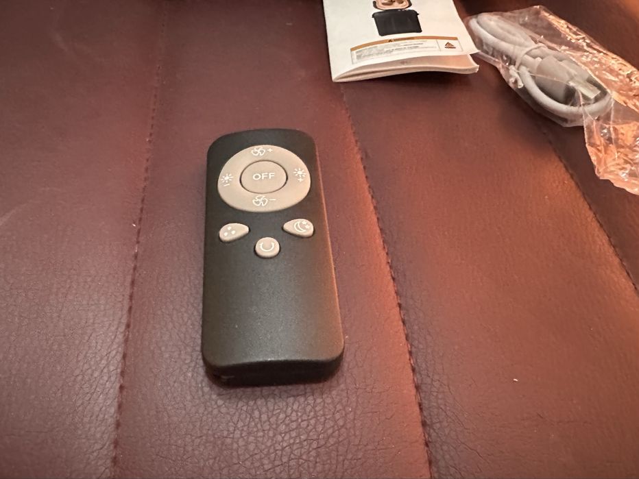 НОВ Къмпинг вентилатор с водна мъгла с дистанционно и LED осветление