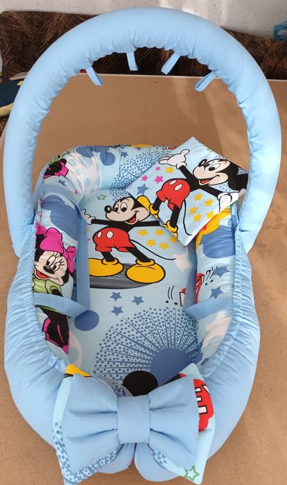 Бебешко гнездо с арка за играчки