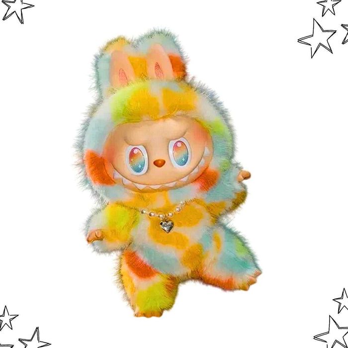 Лабубу серия 3 15см ключодържател Плюшена играчка Labubu Into energy