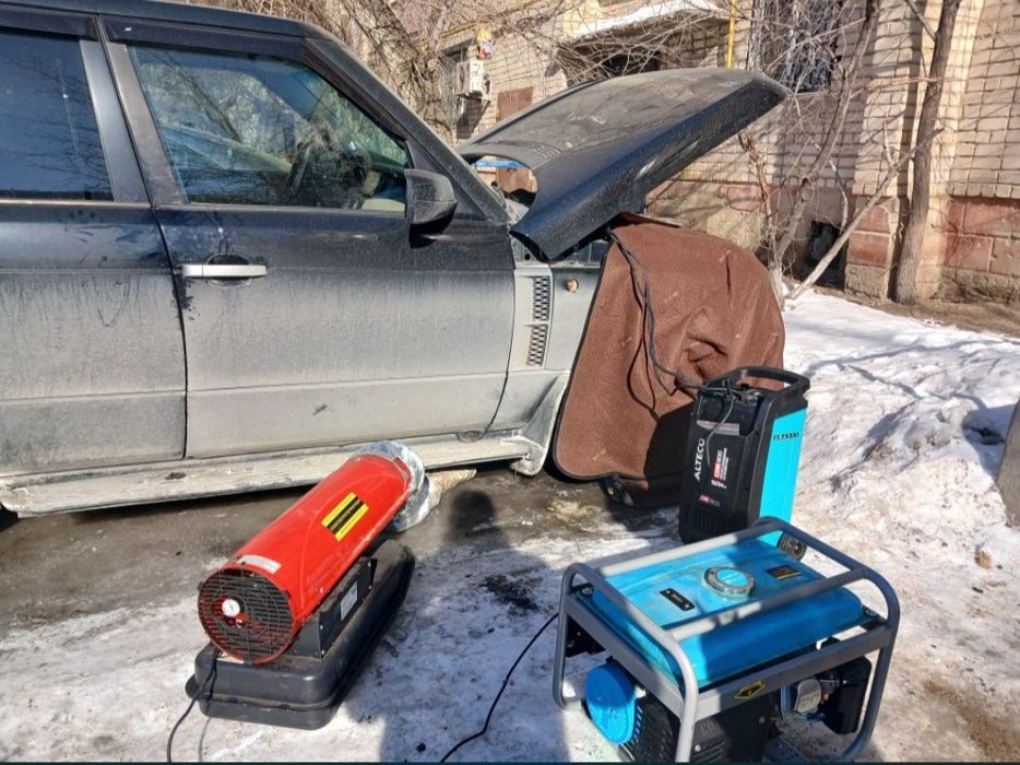 Отогрев, прогрев, запуск авто