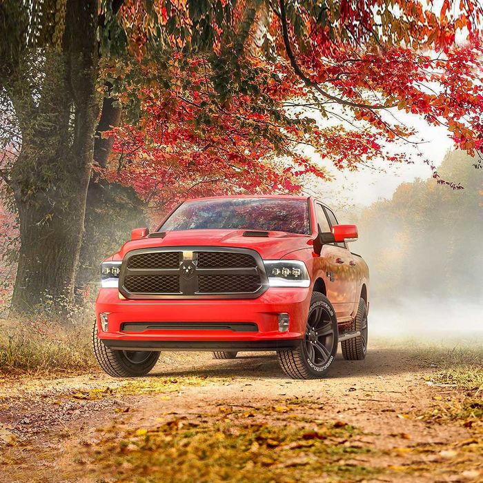 Комплект LED MATRIX фарове с динамични мигачи за Dodge Ram 2009 - 2018