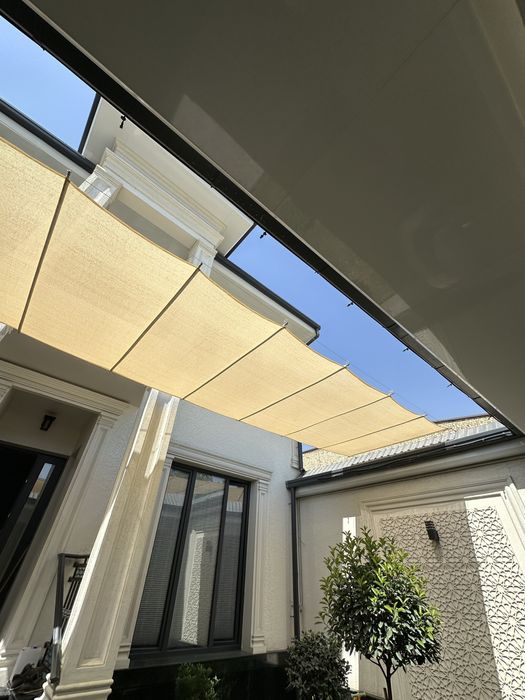 Ochilib yopiladigan soya setka; выдвижной солнцезащитный козырек