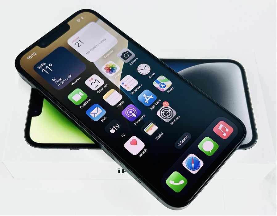 Apple iPhone 14 128GB Midnight Перфектен! Гаранция!