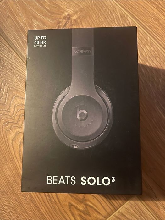 Слушалки  Beats Solo 3 by Dr. Dre, Безжични, Черни НОВИ