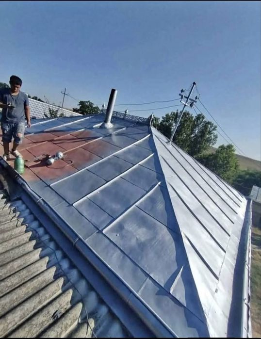 Vopsim tabla pe casa si garduri