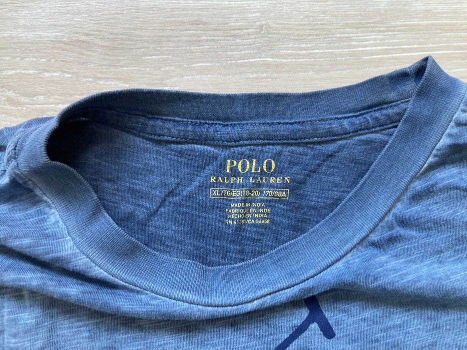 POLO By Ralph Lauren мъжка синя тениска размер L
