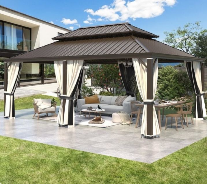 Besedka  naves reshotka perila ograjdeniya бесдка метал конструкция