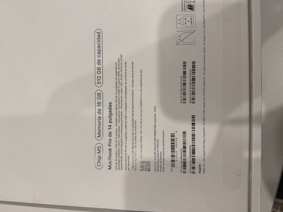 macbook 14 pro M5 512gb