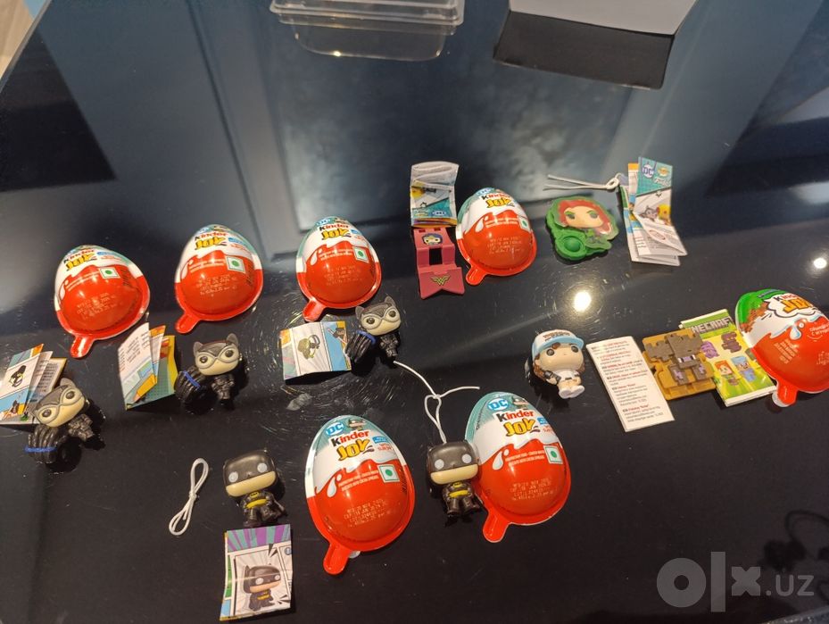 Продам фигурки из киндера ОСД, Маинкрафт, Бетмен