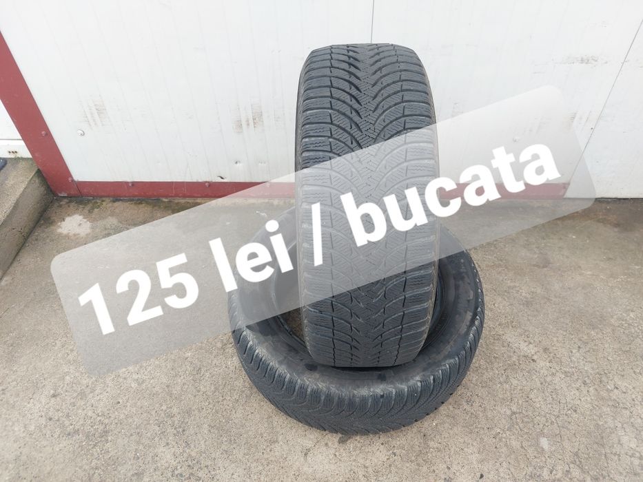 125 lei bucata! Doua anvelope M+S/IARNA 215 55 r16 Michelin