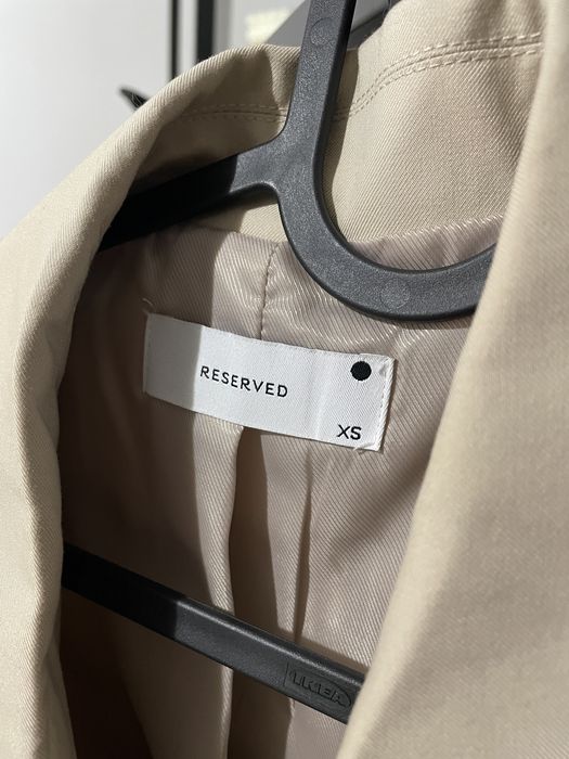 Sacou bej crem reserved oversized