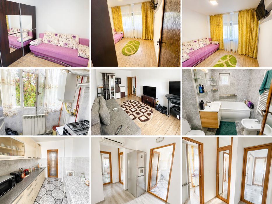 Apartament 2 camere decomandat,mobilat, utilat,etaj 1 – zonă liniștită cu parc și vedere la Dunăre