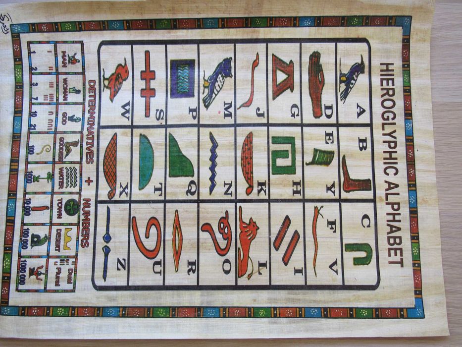 Египетски папирус, серия