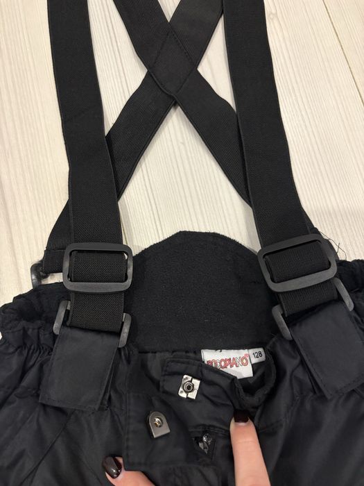 pantaloni schi cu bretele marimea 128 cm