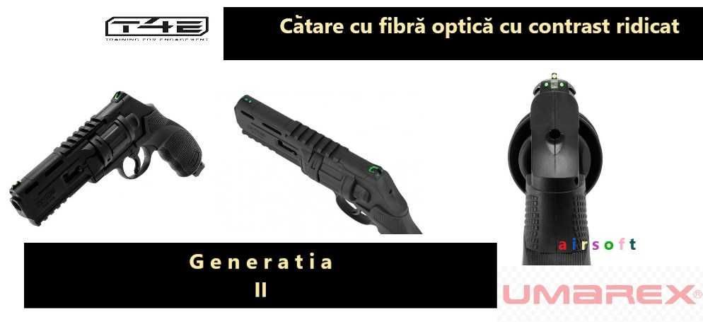 Revolver T4E TR50  U M A R E X  catare fibra sticla Gen.II airsoft
