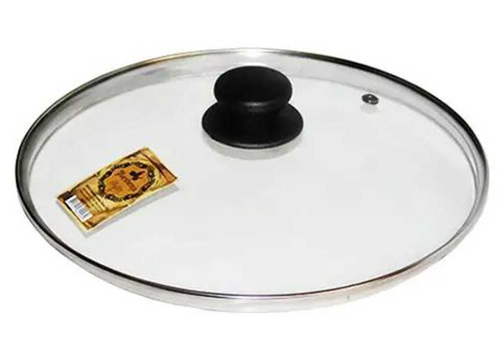 Капак стъклен кръгъл, 16см - 30см