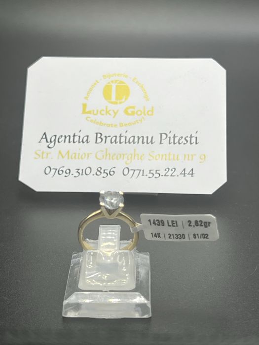 Inel aur 14k 2.62gr marimea 15 cod 21330