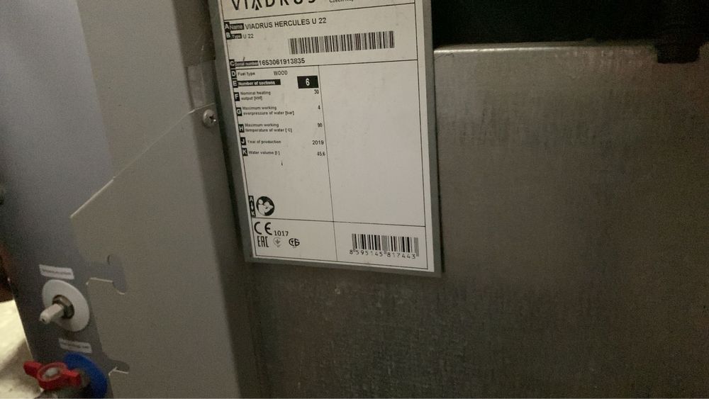 Cazan viadrus 35 kw boiler 200 l puffer 1000 l pompe