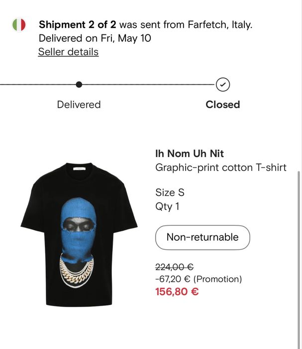 Ih nom uh nit blue mask tee