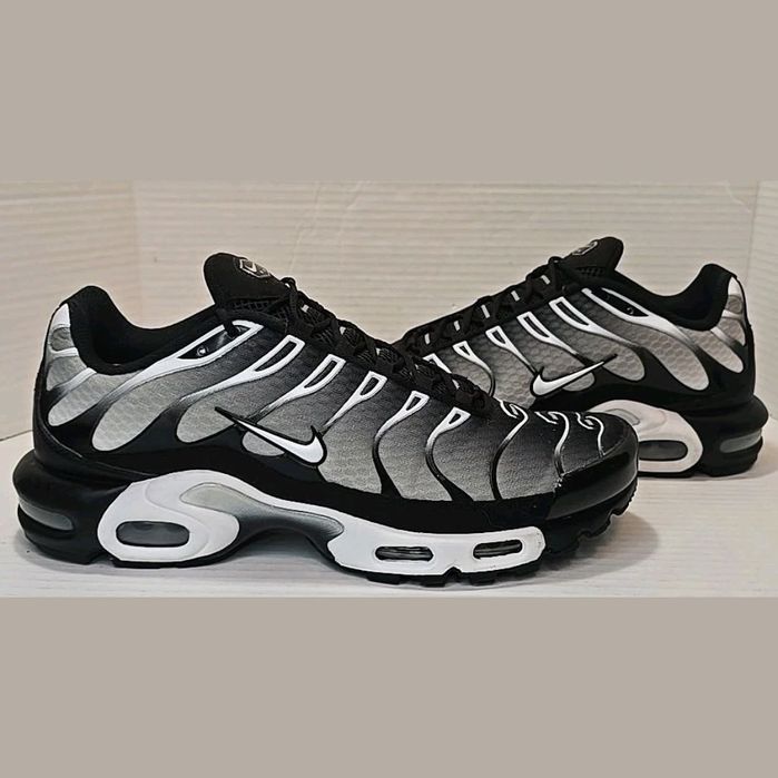 !НОВИ! Nike Air Max Plus 'TN' | Black/Silver | + КУТИЯ