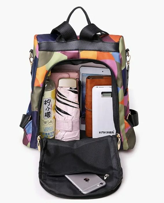 Нова цветна текстилна дамска раница за всекидневна употреба