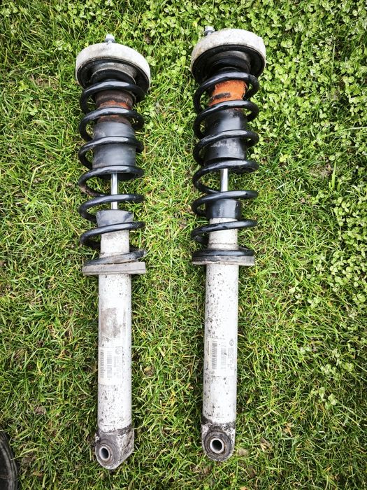 Set 2 amortizoare/telescoape spate BMW E60+arcuri+flanse