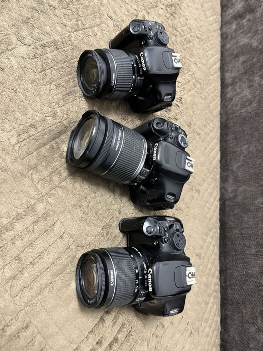 3 фотоаппарата Canon 600d