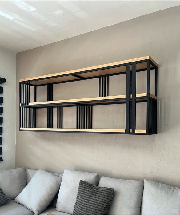 Полки навесные стиле лоф Loft polka  стеллаж mebel