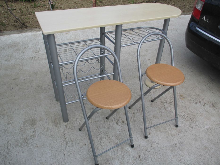 Masa bar inclusiv 2 Scaune Terasa~Balcon~Gradina