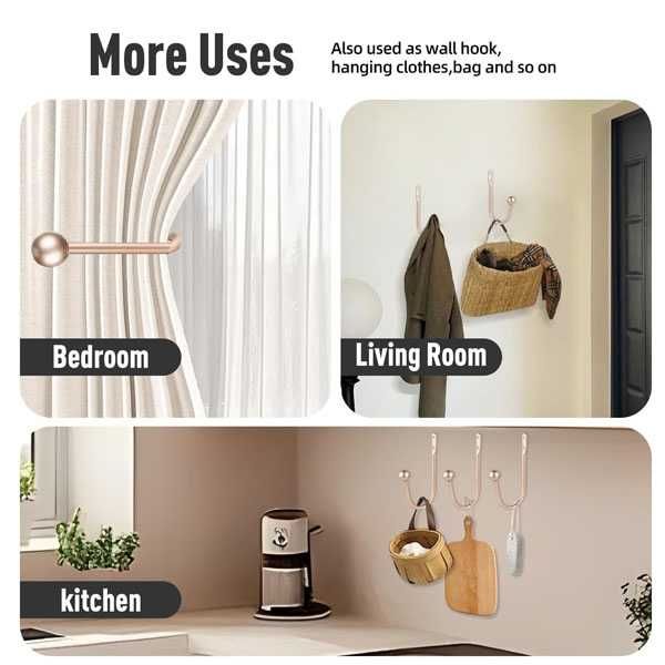 Set doua carlige pentru prindere draperie sau perdea