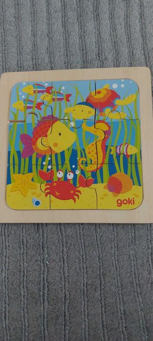Set puzzle, lemn